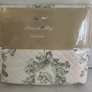 Peacock Alley babybed Crib coverlet and Duvet 38x52 with‎ pillow